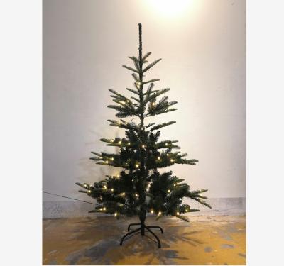 China PVC& Latest PE Style 150cm Tower Shaped Christmas Tree PE MIXED LEAF CHRISTMAS TREE for sale