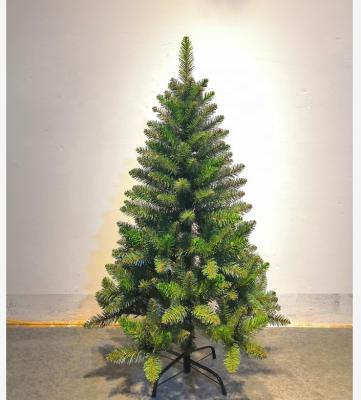 China 2021 New Eco-friendly Christmas Tree Ornament Promotion 120CM PVC Small Green Christmas Tree for sale