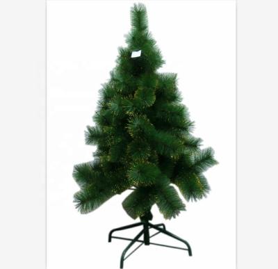 China Eco-friendly Christmas Tree Decoration Pine Needle 120CM Golden Christmas Tree for sale