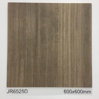 China Foshan 600x 600mm Rustic Wood Look Tile Rustic Tile Outdoor Garage Villa Tile for sale