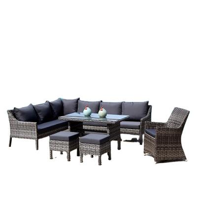 China Eco-friendly PE Rattan Wicker Outdoor Leisure Furniture - Garden Sofa Set for sale