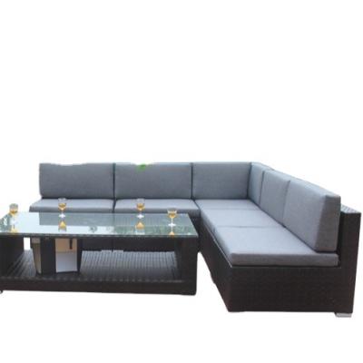 China Eco - Friendly Living Room / Outdoor PE Rattan Sofa Leisure Furniture Set for sale