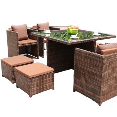 China Outdoor Furniture /Garden Sofa Modern Modern PE Rattan Leisure Set for sale