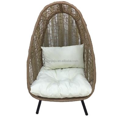 China Super Comfortable Cheap Price Indoor Outdoor Patio PE Rattan Hanging Egg Swing Chair for sale