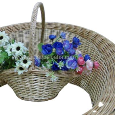 China New stocked china hotsale cheap wicker box for flower for sale