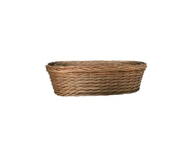 China Modern Custom Made Oval Willow Woven Bsket Willow Handwoven Basket for sale