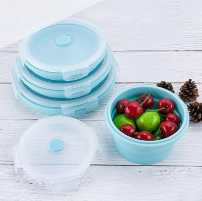 China Sustainable Silicone Lunch Box Disposable Eco Friendly Lunch Box Set For Kids for sale