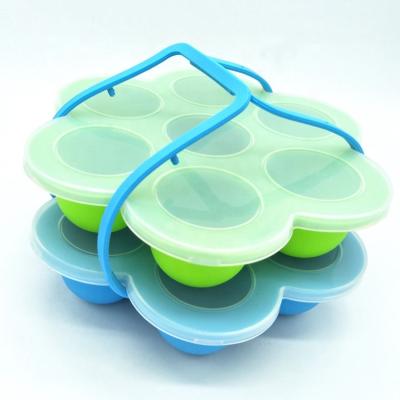 China Viable Wholesale Stick BPA Free Food Grade Silicone Portable Egg Non Bites Molds For Infant for sale