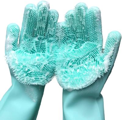 China 2021 Hot Sale Household Washing/Cleaning/Care Design Silicone Personal Multifunctional Heat Resistant Gloves Sweep for sale