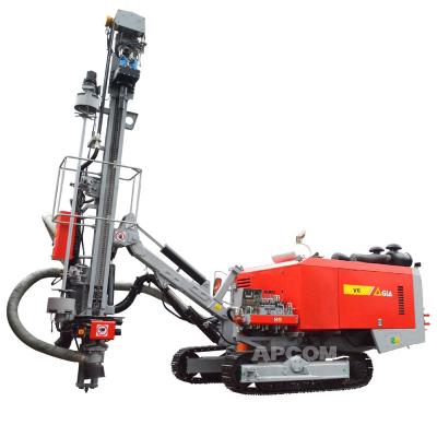 China Sample APCOM V6 DrillingRig Small DTH Air Drill Rig DTH Hammer Iron Mine Available Open Portable Drill Rig for sale