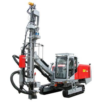 China Sample Available Mobile APCOM V7 DrillRig Integrated DTH Outdoor Drill Rig Machine Pneumatic Mining Blasting Hole for sale