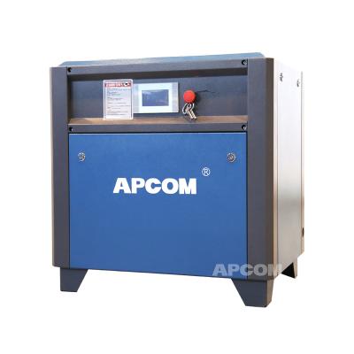 China APCOM 10HP 7.5KW Lubricated Energy Saving Permanent Magnet Variable Speed ​​Screw Air Compressor with Inverter for sale