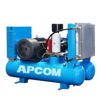 China 8bar 250CFM Lubricated Mobile Screw 60hp 45kw Portable Electric Air Compressor Mining JA40B for sale