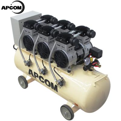 China APCOM Oil Free 50100 Hp 3 150 Liter Air Compressor 200 Liter Compressor 100 Liter EX1100*3-120 3.3kw Oil Free Air Compressor Mute for sale