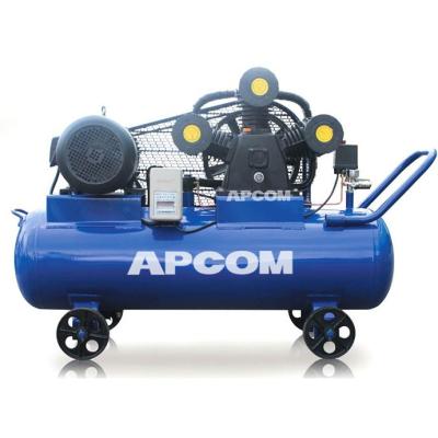 China Lubricated APCOM 10hp 3heads 0.25 low noise low noise Lehua v 8 belt driven air compressor 300l drive 5hp 4hp 3hp 2hp air-compressors for sale