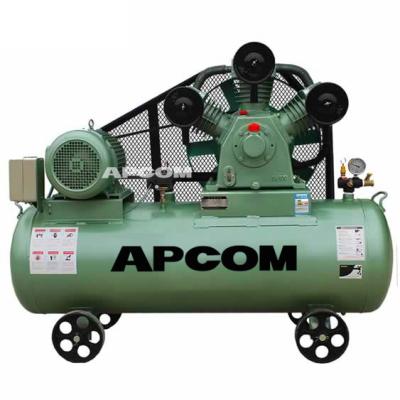 China APCOM Low Noise Lubricated 7.5 10 Hp Bar Reciprocating Air Compressor Pump TA100 TA120 TA125 Fusheng Piston Air-Compressor for sale