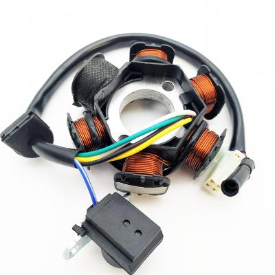 China Motorcycle Alternator Motorcycle AC Generator Rectifier Coil For Million 50 4T for sale