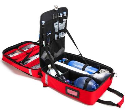 China Multifunctional Detachable Bag Kit Backpack Trolley Nylon Emergency Mobile Clinic Rich Storage Capability Survival Medical First Aid for sale