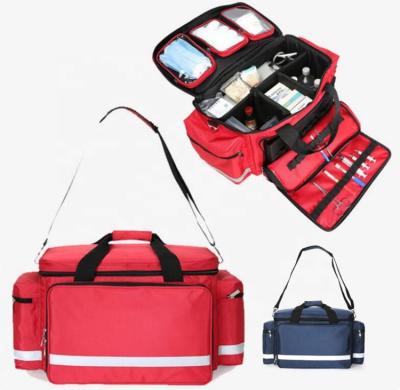 China And Doctor Medical Kit Bag Custom Outdoor Medical Nurse Pack 2022 Large Capacity Nylon Size Large First Aid Kits Outdoor Travel Bag for sale