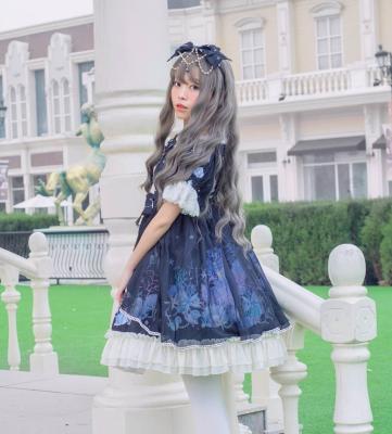 China Original Design Lolita Full Set Party Women's Cute Short Sleeve Adult Lolita Op Dress Mermaid Mermaid for sale