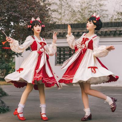 China Lolita Japanese Autumn Winter Women's Princess op Lolita Dress Outfits Cosplay Clothing Original for sale