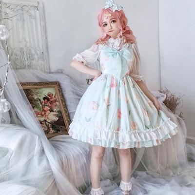 China Lolita Dress Jsk Summer Lemon Ice Sweet Lolita Wholesale Custom Classic Lolita Casual for sale