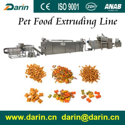 China Continuous & Best Quality Automatic Pet Food /Dog Processes Extruding Chews Snacks Equipment /Production Line for sale