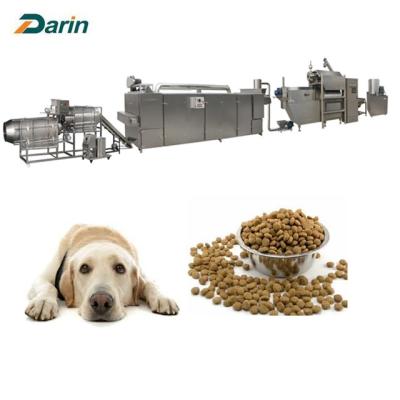 China Continuous & Automatic Dry Pet Food Pellet Making Extruder Equipment Dog Food Extrusion Machine for sale