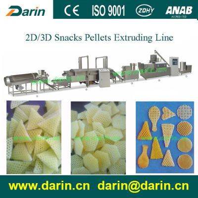 China Pellet Snacks Extruding Processing Line 3d 2d Papad Pellet Snacks Extruding Processing /Production Line for sale