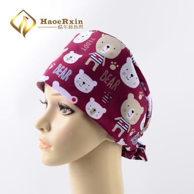 China Promotion OEM High Quality Multifunctional Head Covers Head Wrap Bandana Rub Printed Turban Hat For Nurses for sale