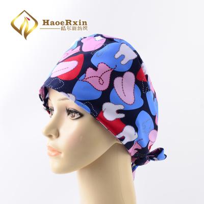 China Wholesale Promotion Customized Headscarf Women Lady Man Lady Nurse Doctor Chef Waiter Hat Adjustable Turban for sale