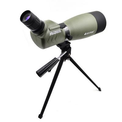 중국 Birding Observing Hunting 45-degree Angled Eyepiece Zoom 25-75x70 Spotting Scope CY380X70-1 판매용