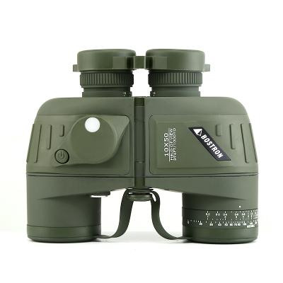 China Professional Wide Angle Powerful Green Binoculars 10x50 Long Range Optical Coated Hunting Binoculars ZB-2C 10X50 en venta