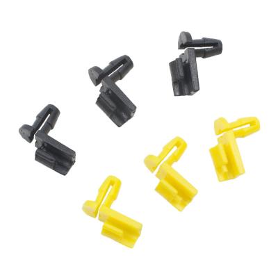 China Round Lock Rod Clip Side Fasteners Retainers Auto Universal Plastic Door Header Door Balance Panel Damper Damper for sale