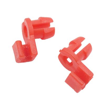 China Auto Universal Red Plastic Door Trim Panel Bumper Damper Rod Retaining Clip Universal Car Fastener Clips for sale