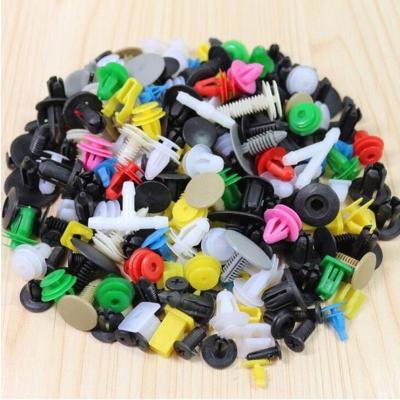 China 500Pcs Door Trim Panel Bumper Damper Mixed Plastic Auto Bumper Trim Rivet Door Panel Car Fastener Clip for sale