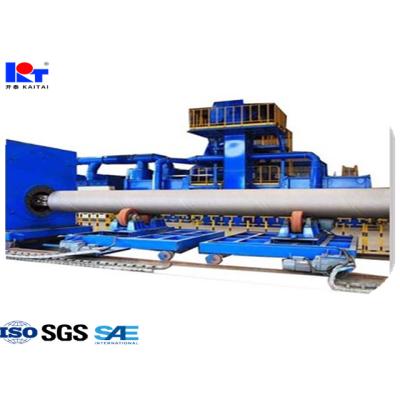 China Construction worksÂ   Steel Pipe Surface Treatment Sand Blasting Manufacturing Equipment for sale