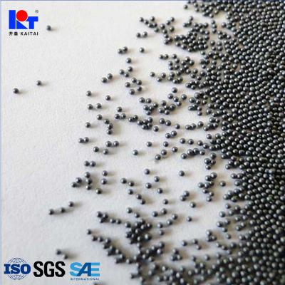 China Shot Blasting / Sand Blasting Quenching Double Cast Steel Shot S110 / 0.3mm For Surface Cleaning for sale