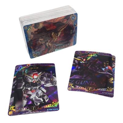 China Custom Wholesale Custom Holographic Printing Cards Paper Trading Card Game Custom Playing Cards Paper Playing Cards for sale