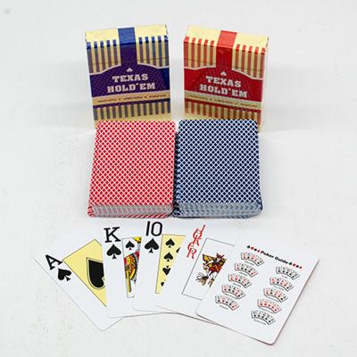 China high quality Eco-friend custom printed 0.3mm pvc plastic casino playing cards in stock for sale