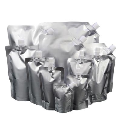 China Beverage Stand Up Aluminum Foil Spout Plastic Bag For Pure Water Milk for sale