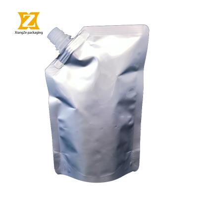 China Custom Aluminum Foil Food Spout Pouch Filling And Capping Pouch With Spout Hot Water Bag for sale