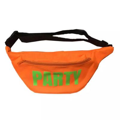 China Water proof Hot Polyester Canvas Party Bride Sports Running Waterproof Waist Bag Print Logo Waist Bag Sling Crossbody Custom Fanny Pack for sale