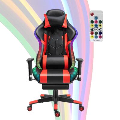 China Free Sample (Height)Adjustable Office Furniture Gamer Silla Gamer RGB Led for sale