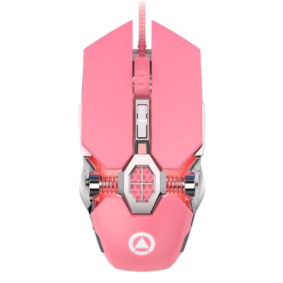 China wholesale gaming mouse pink girl like mouse gamer for sale