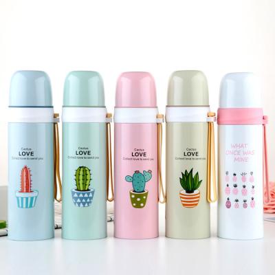 China Well-design 500ml Vacuum Tea Flask PORTABLE Hot Selling Double Wall Up Stainless Steel for sale