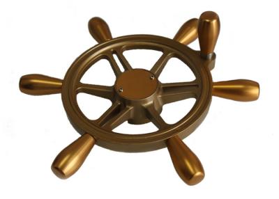 China Aluminum Alloy Golden Yacht Steering Wheel 15