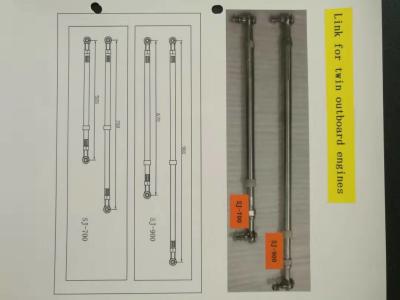 China Stainless Steel Outboard Hydraulic Steering Kit Connecting Rod For Twin Outboard Engines for sale
