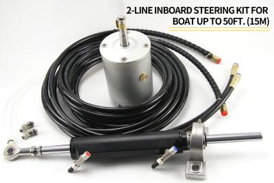 China Winibo Q450 Inboard Hydraulic Steering Kit With Helm Pump, Compact Cylinder, Tubing For Boats Under 15Meters for sale