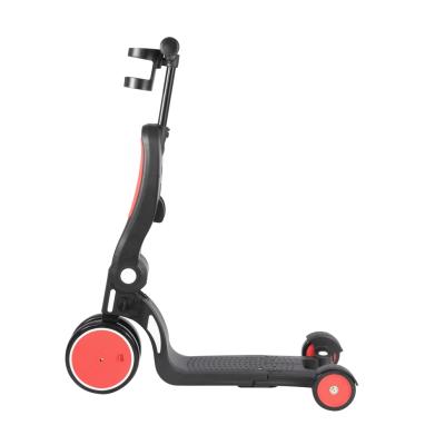 China Children's Balance Tricycle Scooter Pedal PP+PU+ Aluminum Alloy Detachable Scooter RDS012 for sale